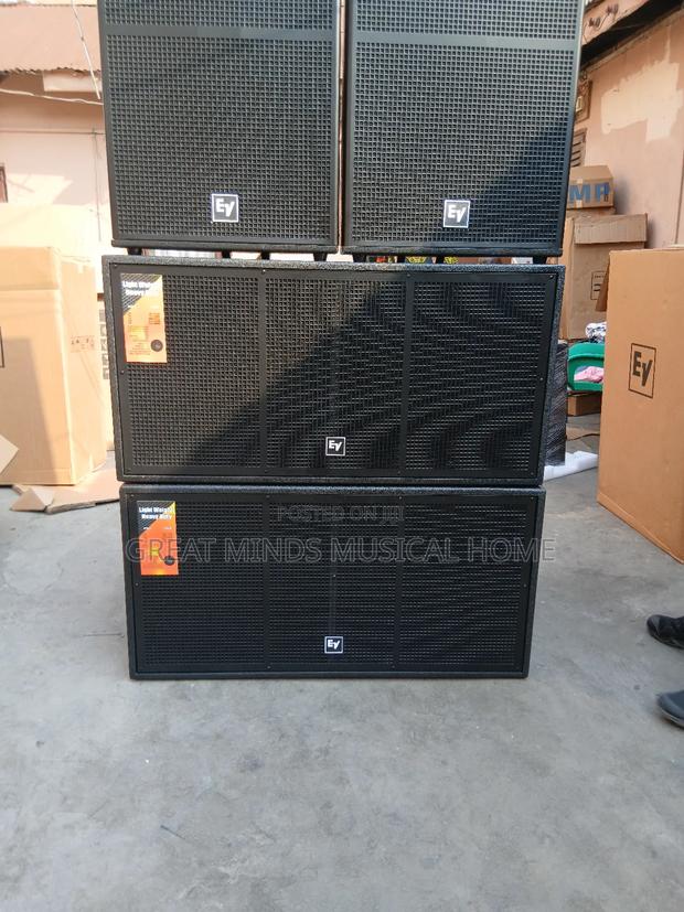 Ev Double Bass With a Pair of Ev Full Range Speakers