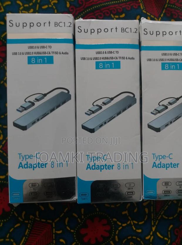 8 In 2 Usb Type C Hub For Laptop, Phones, Tablets, Pc. · Photo 2