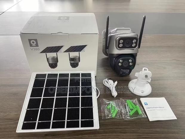 4g Solar Camera Dual Camera V380 · Photo 1