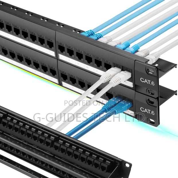 48-Port Pass Through Patch Panel , 48-Port Patch Panel · Photo 1