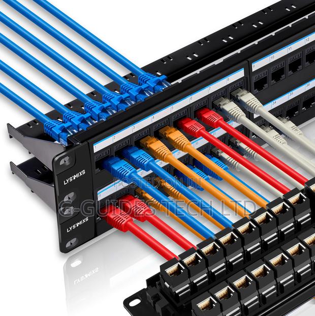 48-Port Pass Through Patch Panel , 48-Port Patch Panel · Photo 2