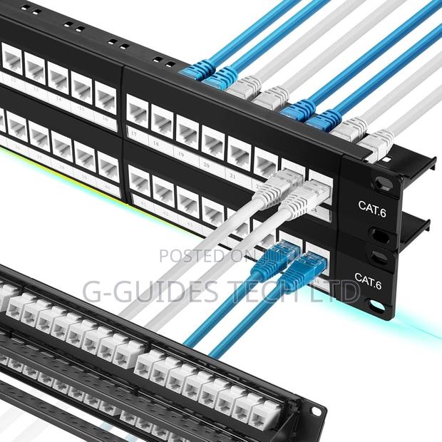 48-Port Pass Through Patch Panel , 48-Port Patch Panel · Photo 3