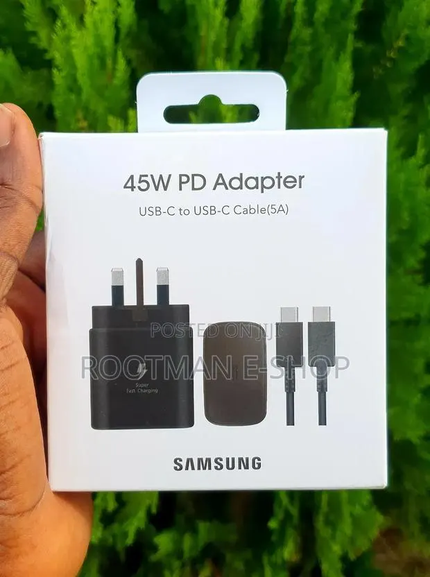 Super Fast Charger 45w Type C Samsung Charger · Photo 1