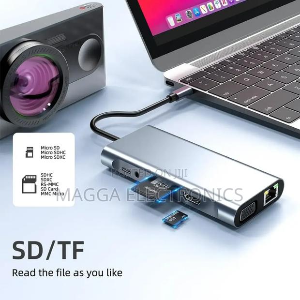 11 in 1 Type C Docking Station / Usb Hub · Photo 3