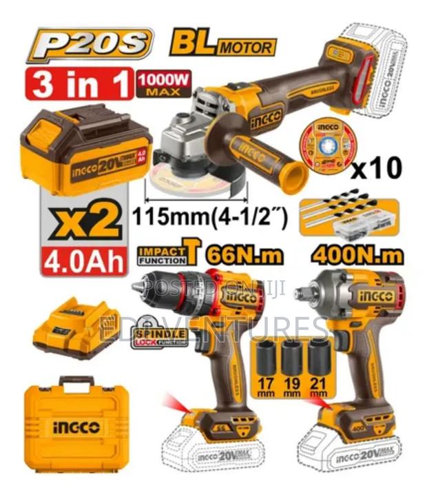 Inggo Cordless 3 Pieces Combo Kit Cosli241291 · Photo 1