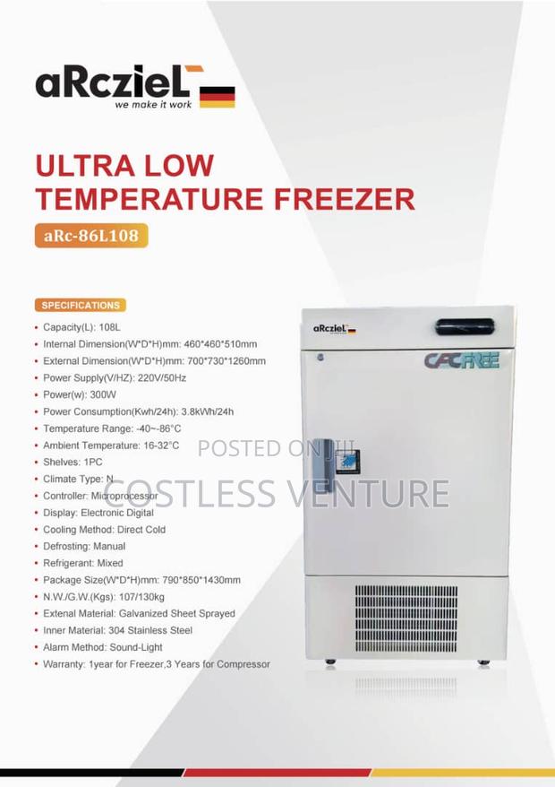 Arcziel Ultra Low Temperature Freezer · Photo 1