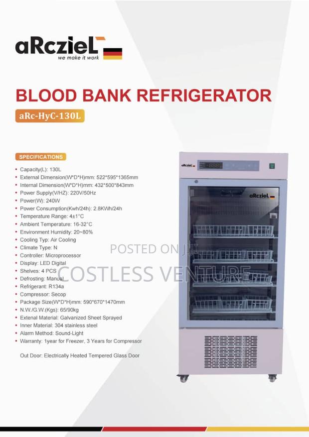 Arcziel Blood Bank Refrigerator 130 Litres · Photo 1