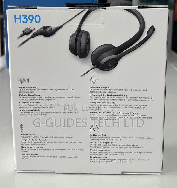 Logitech H390 Headset ,Logitech H390 Usb Computer Headset · Photo 2