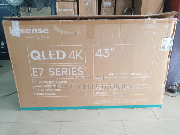 Qled Hisense 43"Smart Uhd HDR Edgeless Tv