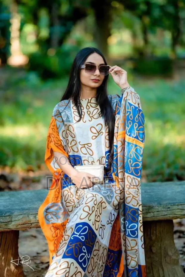Women 2pcs Set Abstract Wear Maxi Dress · Photo 2