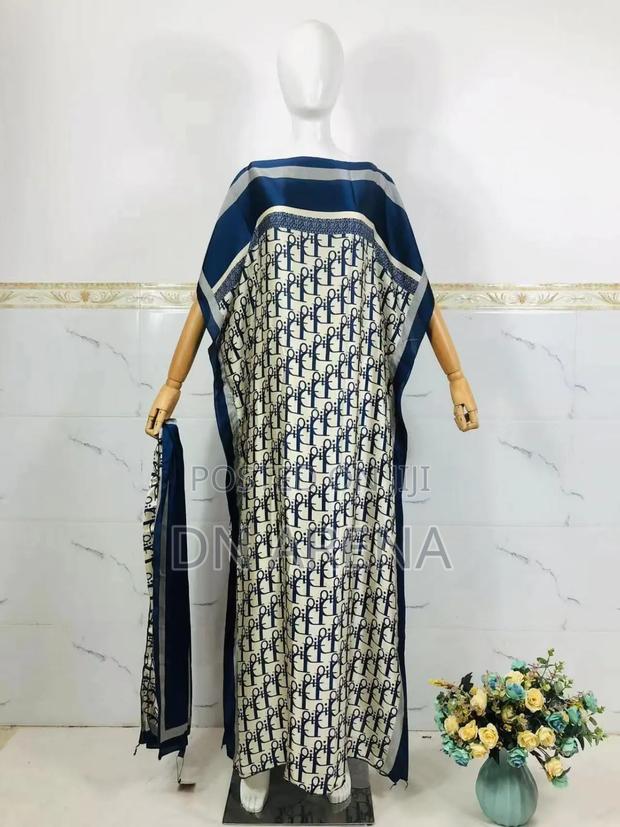 Women 2pcs Set Abstract Wear Maxi Dress · Photo 3