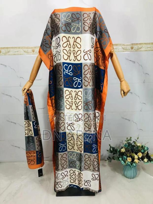 Women 2pcs Set Abstract Wear Maxi Dress · Photo 5