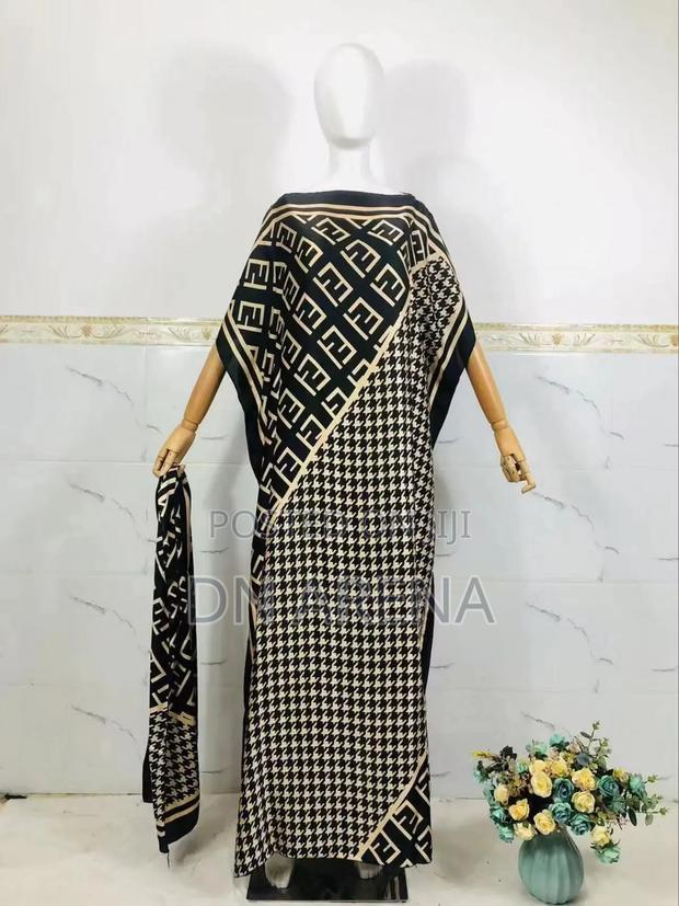 Women 2pcs Set Abstract Wear Maxi Dress · Photo 6