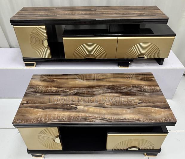 Executive Tv Stand and Center Table (Marble) · Photo 2