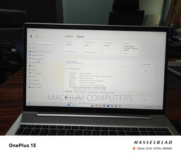 Laptop HP EliteBook 850 G8 16GB Intel Core I7 SSD 512GB · Photo 1