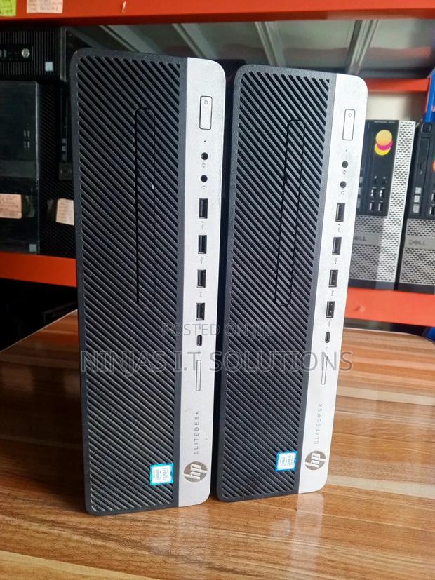Desktop Computer HP EliteDesk 800 G4 8GB Intel Core I5 HDD 500GB · Photo 3