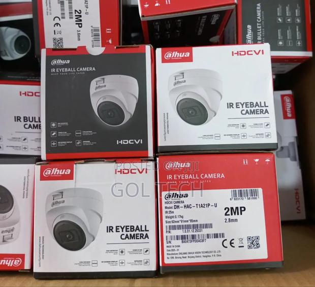 Dahua 2mp Dome Camera Dh-Hac-T1a21p-U Indoor Analog Camera · Photo 1