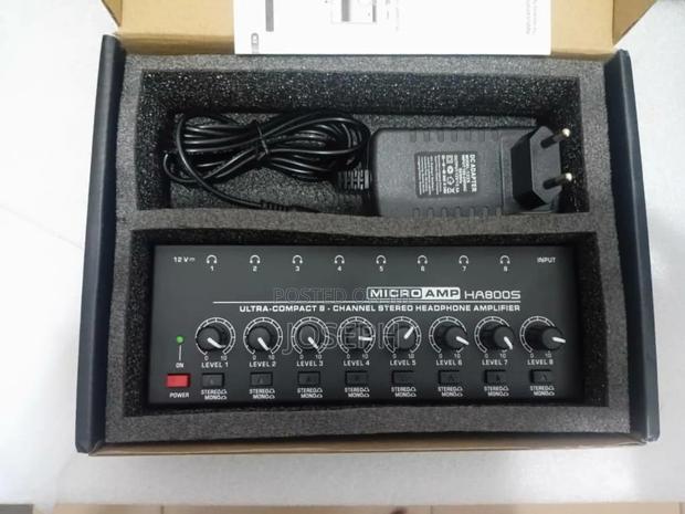 Headphone Amplifier / Splitter, Mono/Stereo 8 Channels · Photo 1