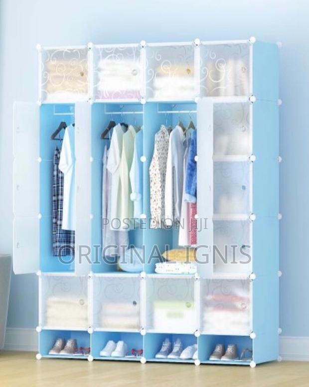 Plastic Wardrobe With Shoe Rack( 20 Cubes ) · Photo 3