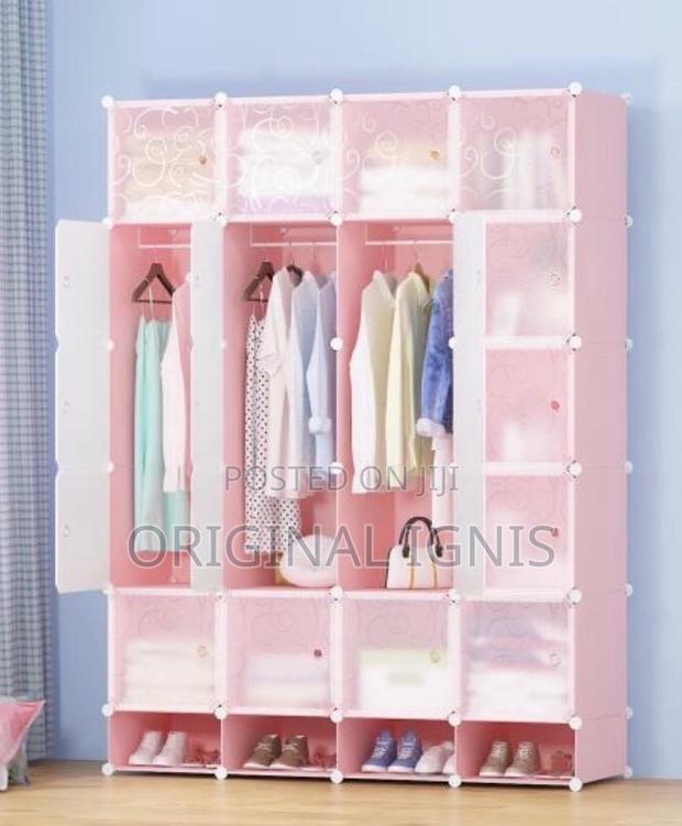 Plastic Wardrobe With Shoe Rack( 20 Cubes ) · Photo 4
