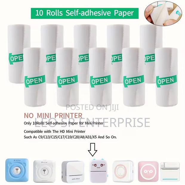 10 Rolls Self Adhesive Printer Paper · Photo 4