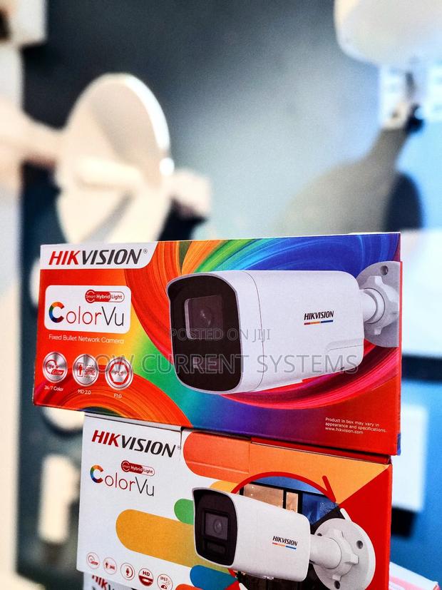 Hikvision 50m Big Light 4mp Colorvu Bullet Network Camera · Photo 1