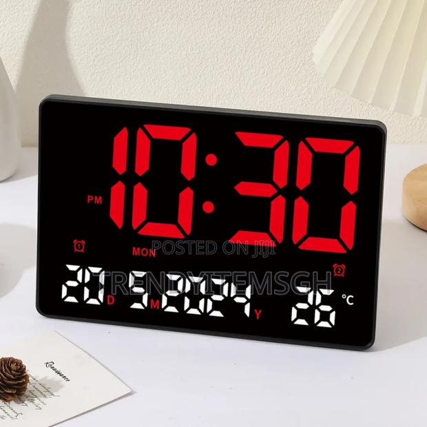 Digital Wall Clock Calendar (19” X 10") · Photo 3
