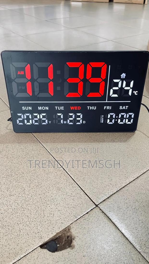 Digital Wall Alarm Clock (Size 8”X12”) · Photo 2