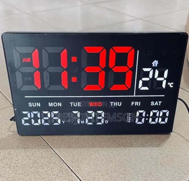 Digital Wall Alarm Clock (Size 8”X12”) · Photo 1