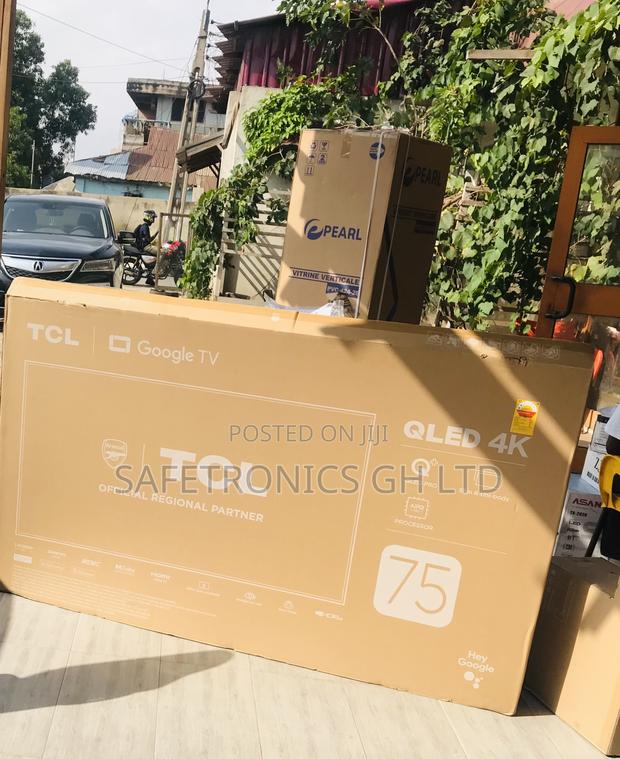 Authentic Qled 75 Inch Smart Android C645 TCL Uhd Tv · Photo 2