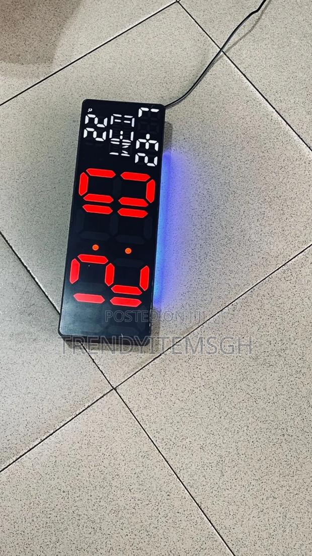 Digital Wall Clock With Remote Control (12.5” X 4.5") · Photo 2