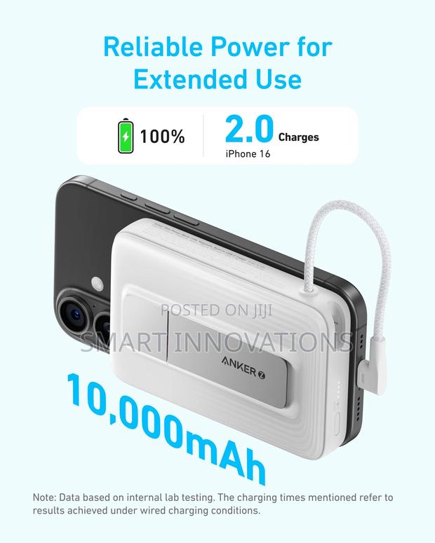 Anker Zolo Magnetic Power Bank(,30w,Built-in Usb-C Cable) · Photo 4