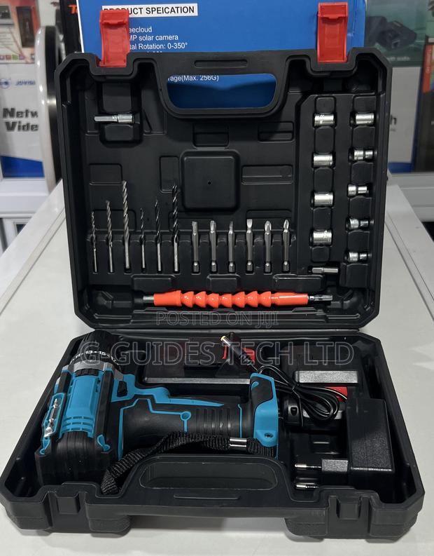 Lithium Electric Cordless Screwdriver and Drilling Tools Set · Photo 2