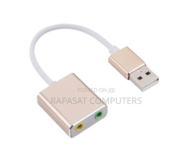 Usb Sound Card Hifi Magic Voice 7.1ch Microphone-in Audioout · Photo 1