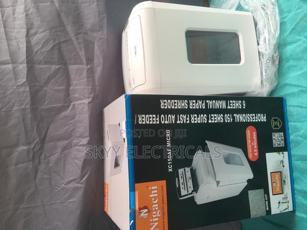 Xc150af Nigachi 150sheets Cross Cut Paper Shredder · Photo 1
