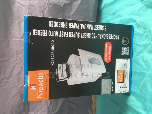 Xc150af Nigachi 150sheets Cross Cut Paper Shredder · Photo 2