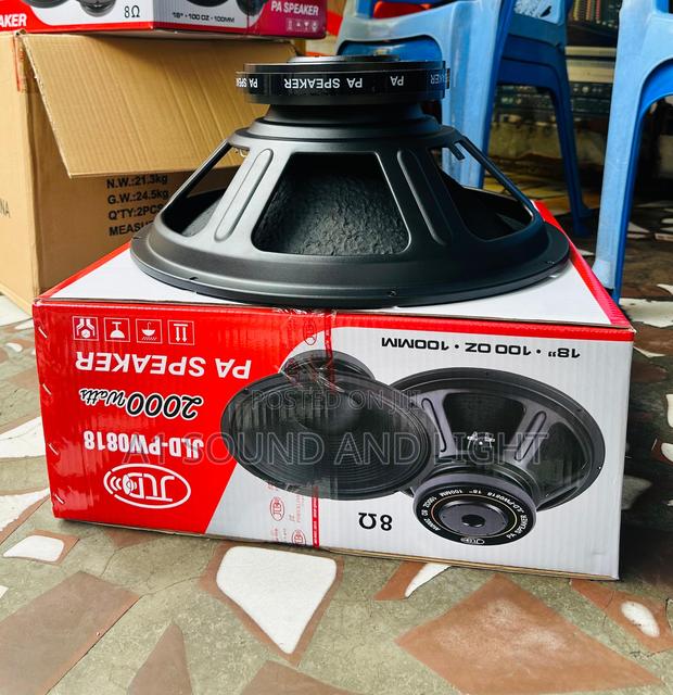JLD 18 Inches 2000 Watts Subwoofer / Speaker [ Pair ] · Photo 3