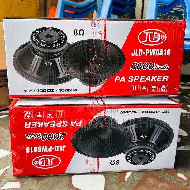 JLD 18 Inches 2000 Watts Subwoofer / Speaker [ Pair ] · Photo 2