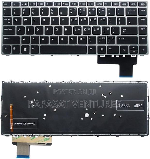 Us Keyboard for Hp Elitebook Folio 9470 9480 With Backlit · Photo 1