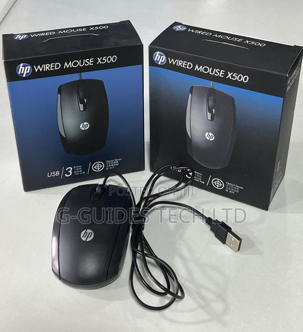 Hp Wired Mouse X500, Hp Optical Wired Usb Mouse X500 · Photo 1