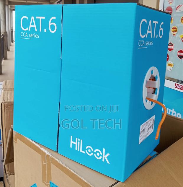 Hilook Cat6 Cable 305m Cca Nc-1ln6uu/Cca 305m Cable · Photo 1