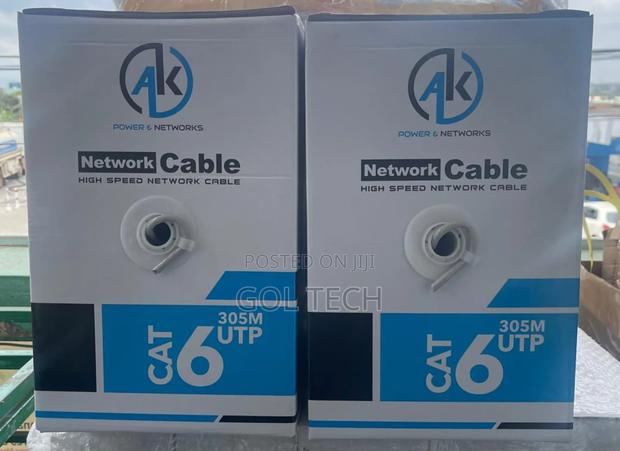 Cat6 Cable 305m Utp Power and Network Ak Network Cable · Photo 2