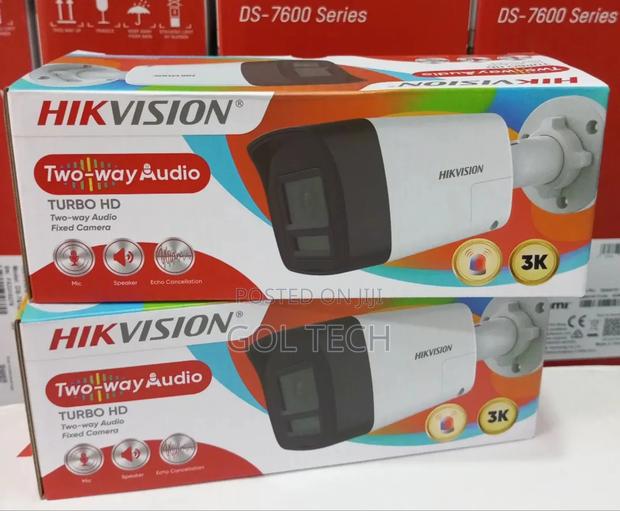 Hikvision 5mp Audio Camera With Siren 2way Audio Bullet · Photo 2