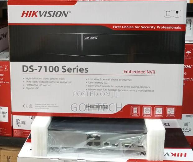 Hikvision 4 Ch NVR Poe Ds-7104ni-Q1/4p/M Embedded NVR · Photo 1