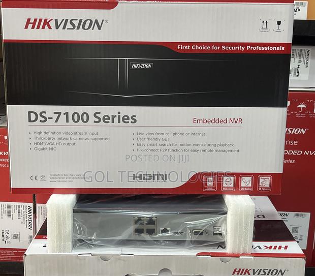 Hikvision Ds-7104ni-Q1/4p/M Embedded Poe NVR Ds-7100 Series · Photo 1