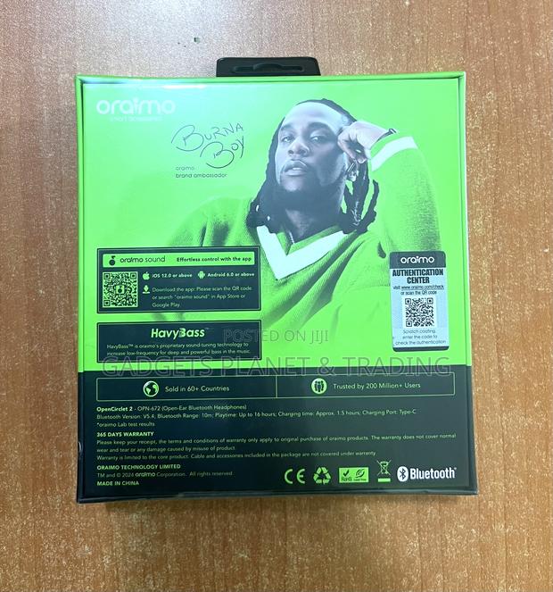 Oraimo Opencirclet 2 Ipx5 Steps Tracking Open-Ear Headphones · Photo 3