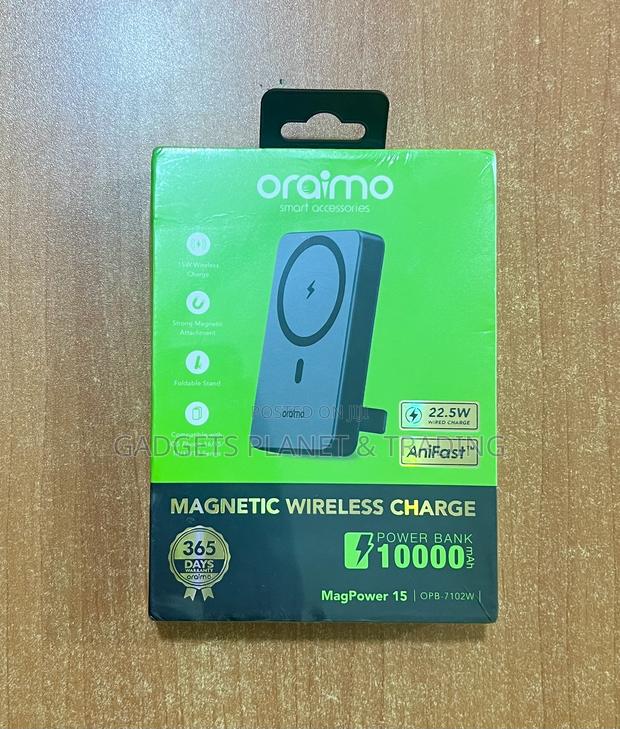 Oraimo Magpower 15 10000mah Wireless and Wired Power Bank · Photo 1
