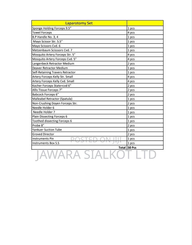 Laparotomy Instruments Set Surgical Instruments 50 PCS (Standard Pack) · Photo 2