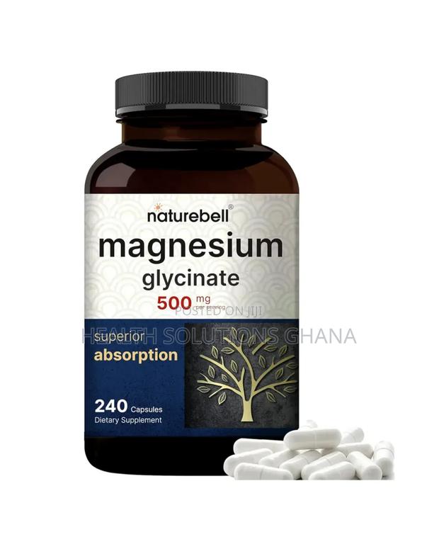 Nature Bell Magnesium Glycinate 500mg - 240 Caps · Photo 1