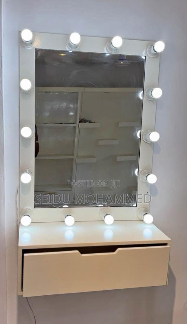 A Design Makeup Mirror and Shelves · Photo 1
